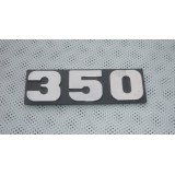 ZNAK - LOGO 350 NA SCHRÁNKU (CHROM) - ORIGINÁLNÍ ULOŽENKA